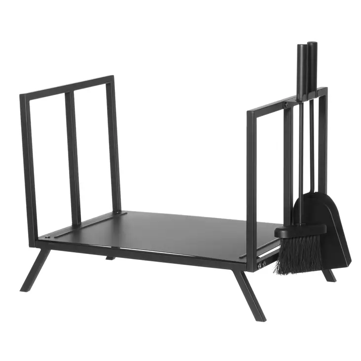 Polttopuuteline takkavälineillä - Tulisijatarvikkeet - 6410413132535 - 1