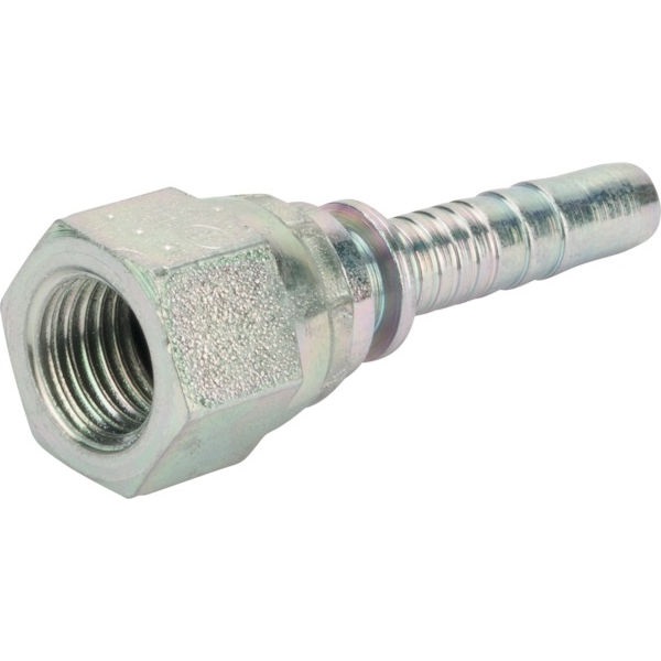 Puristettava liitin DN06 7/16" UNF naaras/uros - Hydrauliikka - 8716106441105 - 1