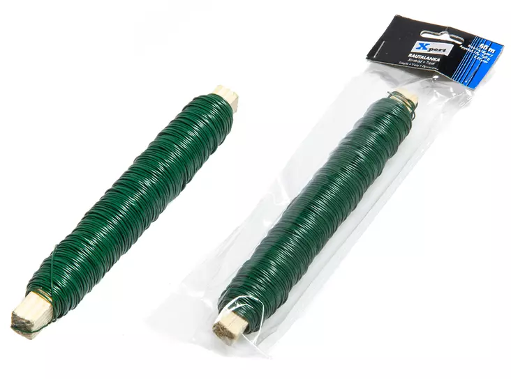 Rautalanka vihreä 60m - Joulukoristeet - 6410410158095 - 1