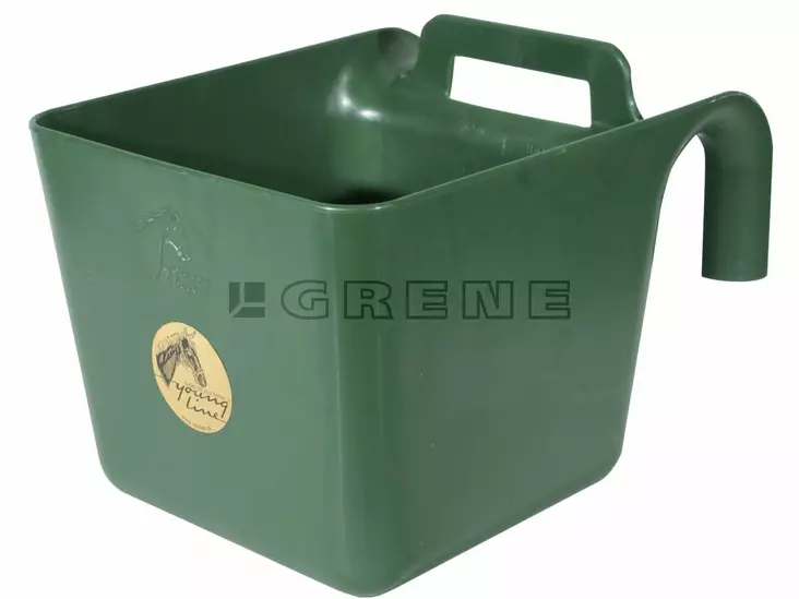 Ruokintakaukalo, OK112, 11 l, kannakkeilla ja kahvalla - Rehukaukalot - 5703414112035 - 1