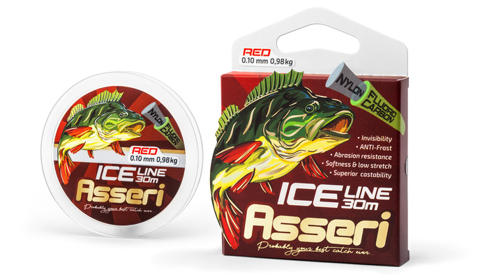 Siima Asseri Blue 0,12 mm 30 m - Pilkkisiimat - 4741555001475 - 1