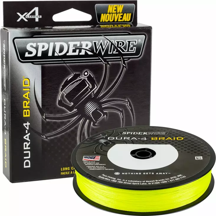 Spiderwire Dura-4 kuitusiima Yellow - Siimat - 022021638185 - 1