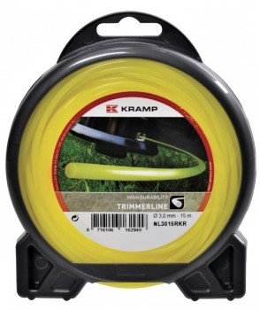 Trimmerin siima keltainen pyöreä 2,4mm - Trimmerit, raivaussahat - 8716106163045 - 1