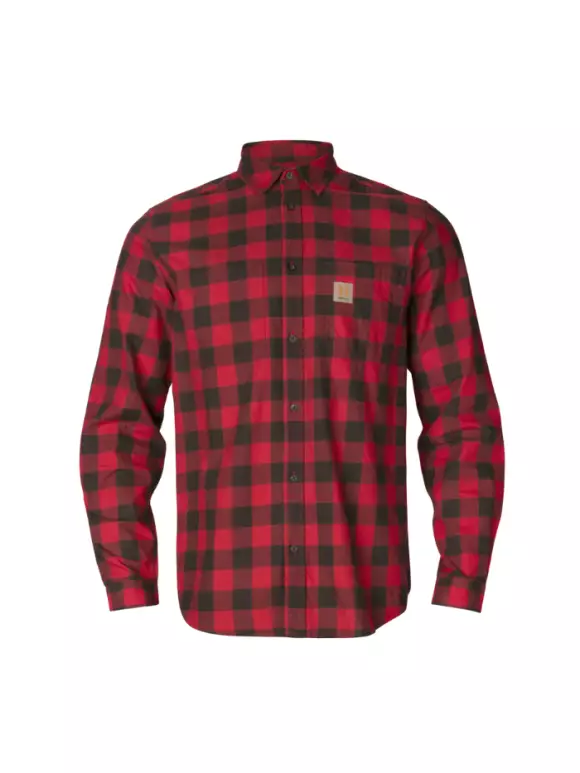 Härkila Scandinavian shirt Red check - Retkeilyasusteet - 5714733640475 - 1