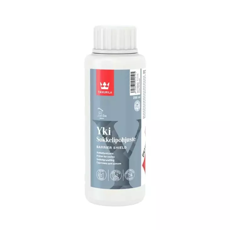 Tikkurila Yki Sokkelipohjuste 0,25 l - Muut maalit, lakat ja öljyt - 6408070040195 - 1