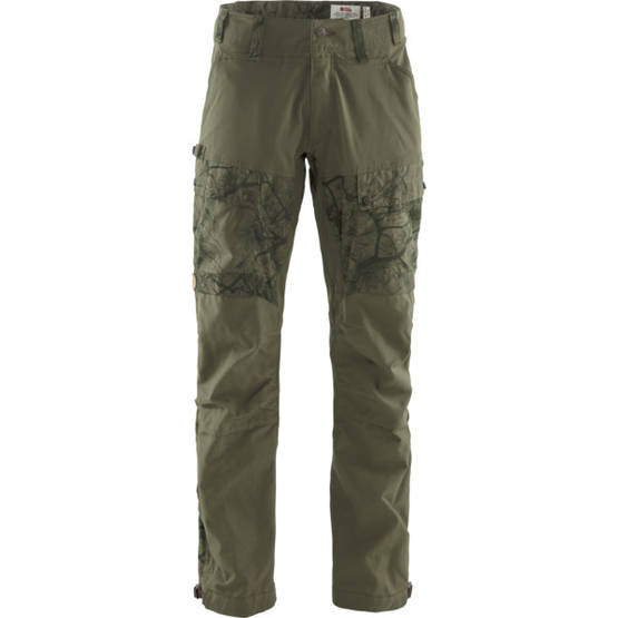 Fjällräven Lappland Hybrid miesten housut Green Camo - Retkeilyasusteet - 7323450543945 - 1