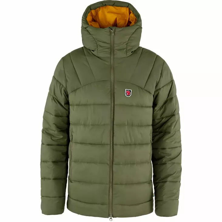 Fjällräven Expedition Mid Winter Jacket M Green-mustard yellow - Retkeilyasusteet - 7323450941215 - 1