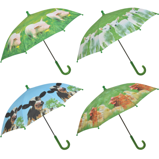 Lasten sateenvarjo maatilan eläimet - Muuta kaunista - 8714982105425 - 1