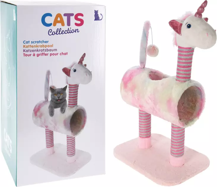 Yksisarvinen raapimisteline kissalle - Lemmikkilelut - 8720573526685 - 1