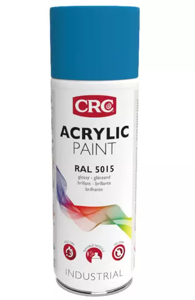 CRC Acrylic Paint 5015 Sky Blue 400ml - Autokemikaalit - 5412386006135 - 1