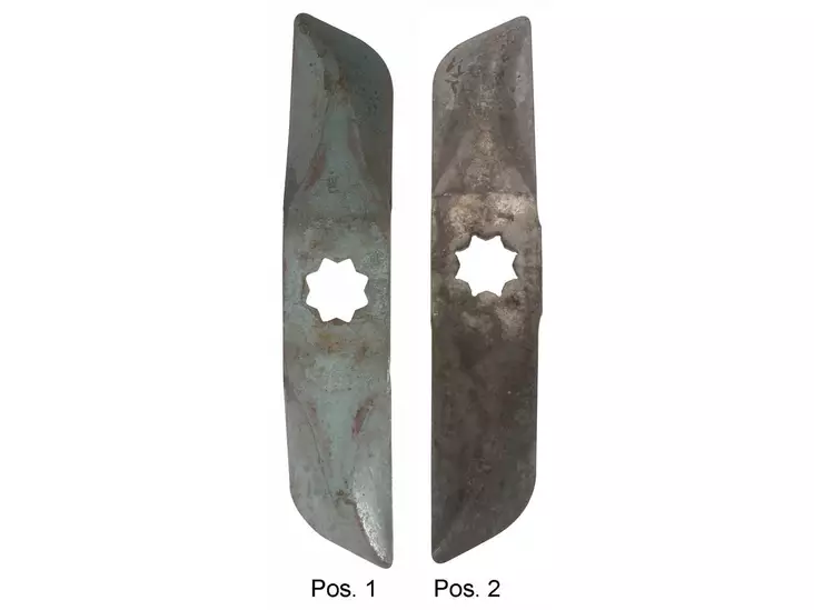 Hankmo/Kronos terä 380 mm, Ø31 mm, vasen - Maanmuokkaustarvikkeet - 5700032945885 - 1