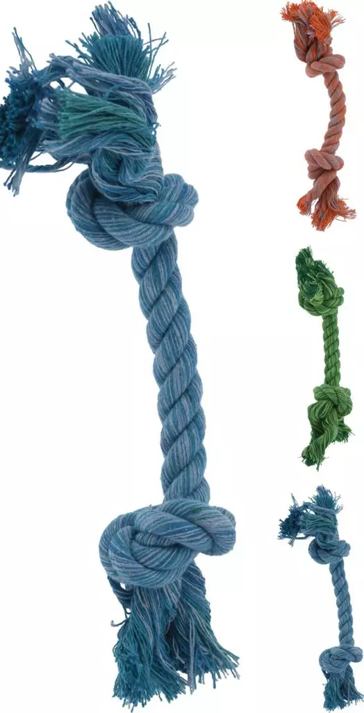 Köysilelu värikäs 16 cm - Lemmikkilelut - 8721037358415 - 1