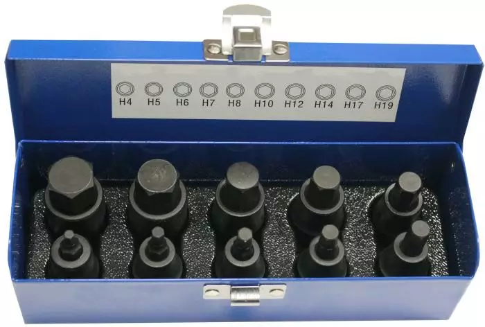 Kuusiokolo voimahylsy 1/2", 10-os. - Hylsyt ja -sarjat - 6430074693695 - 1