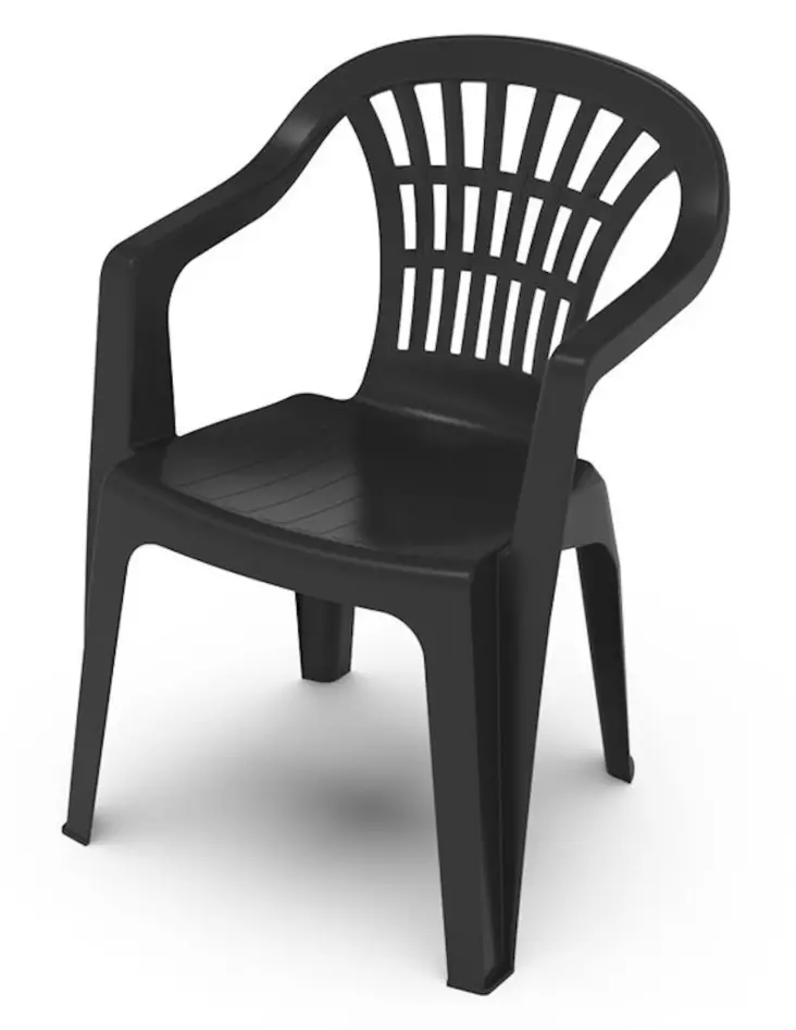 Lyra puutarhatuoli tummanharmaa - Puutarhakalusteet - 8009271006515 - 1