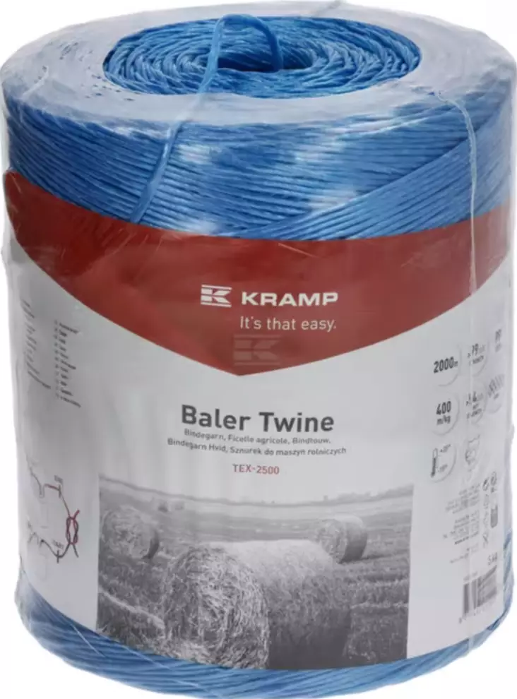 Paalauslanka Tex-2000 sininen 2000 m - Muut maataloustarvikkeet - 8719493211405 - 1