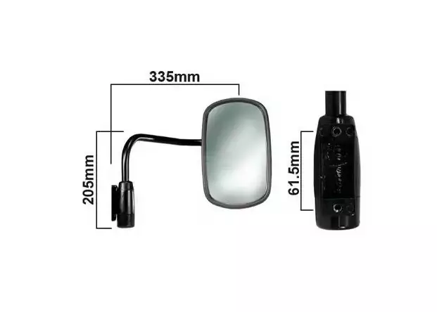 Peiliasetelma kupera oikea - Ohjaamo ja kori - 5035776857805 - 1