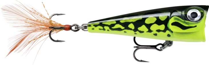Rapala X-Light Pop 04 Lime Frog - Vieheet ja perhot - 022677348735 - 1