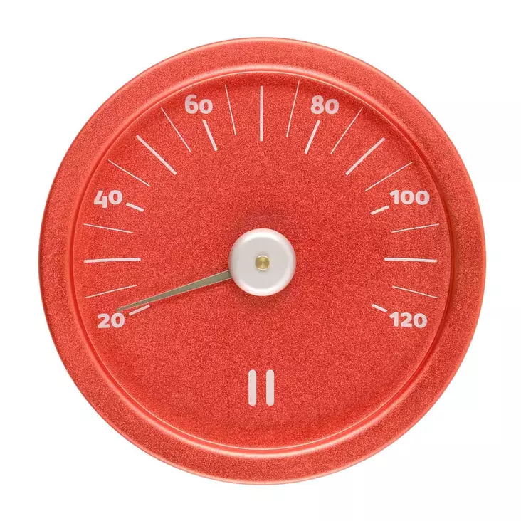 Rento lämpömittari saunaan liekinpunainen - Saunatarvikkeet - 6410413082045 - 1