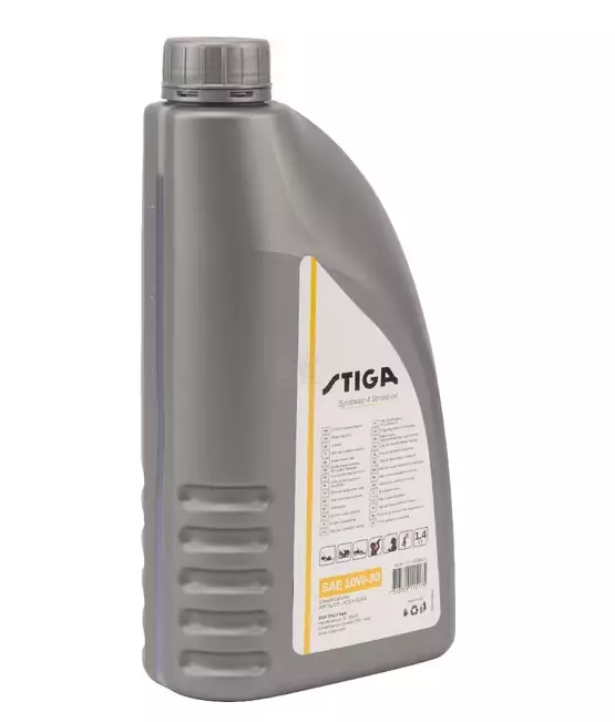 STIGA SAE 10W-30 - 4-tahtiöljy 1,4 litran pullossa. - Moottoriöljyt - 7313329115175 - 1