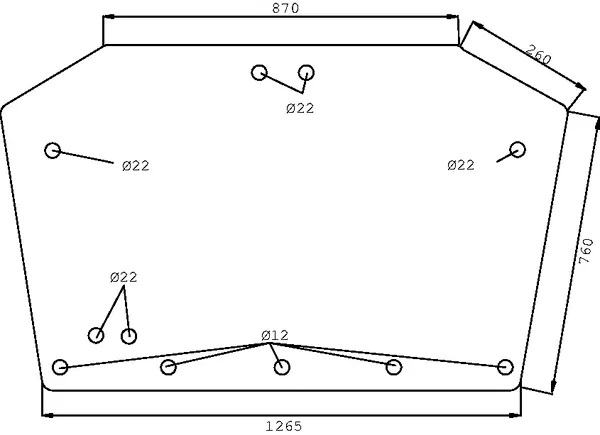 Takalasi, ylempi (Hürlimann 75181020) - Ohjaamon lasit - 3660980008655 - 1
