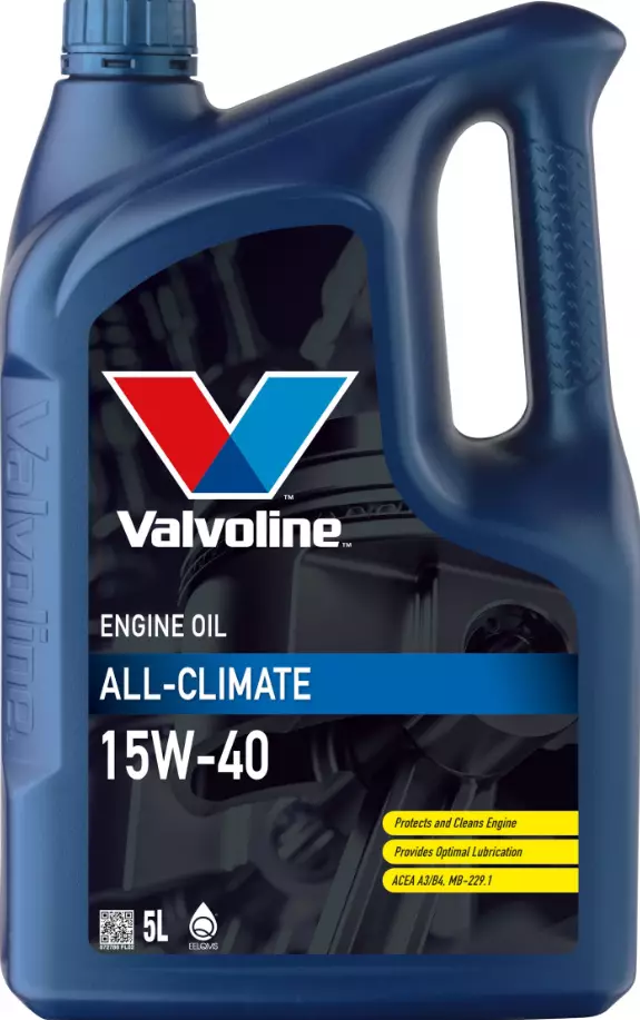 Valvoline All Climate 15W-40 moottoriöljy 5L - Autokemikaalit - 8710941022505 - 1