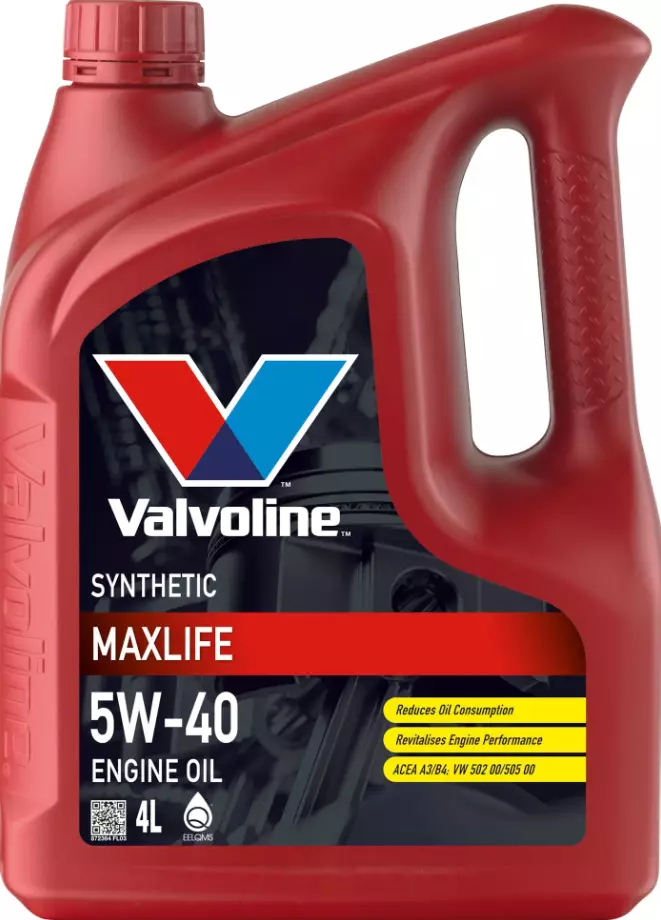 Valvoline MaxLife 5W-40 moottoriöljy 4L - Autokemikaalit - 8710941021775 - 1