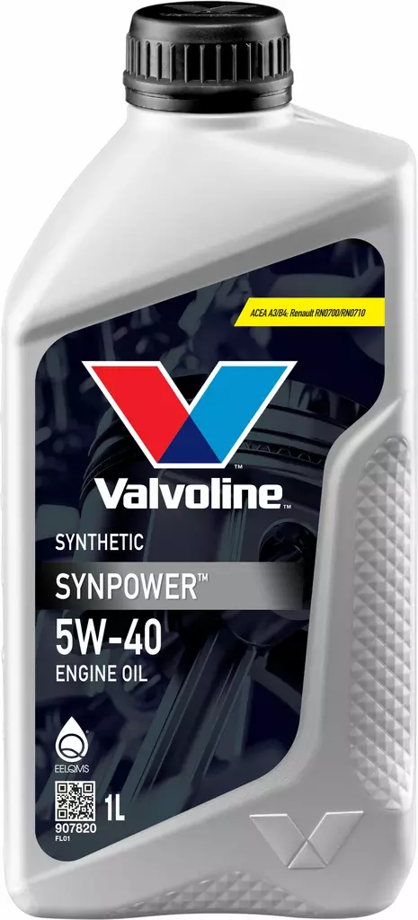 Valvoline SynPower 5W-40 moottoriöljy 1 l - Moottoriöljyt - 8710941013725 - 1