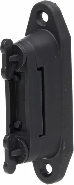 Yhdistetty nauha- ja kulmaeristin, musta, 6 kpl - Eristimet - 5700035654845 - 1