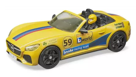 Bruder RAM Power Wagon, kilpa-auto ja kuljetustraileri - Bruder työkonelelut - 8719774888296 - 2