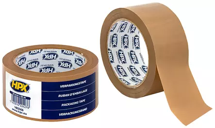 HPX pakkausteippi ruskea 50mm 66m - Teipit - 5425014224276 - 1