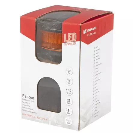 Led-majakka tappikiinnitys - Huomiovalot ja majakat - 8719493038026 - 2