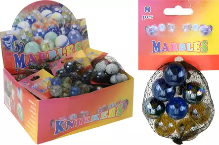 Marmorikuulat 8 kpl - Kesälelut - 8720573924566 - 1
