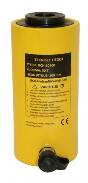 Reikäsylinteri 30T/100 mm - Nostimet ja tunkit - 6430032156316 - 1