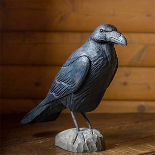 Wildlife Garden koristelintu Korppi - Luontoaiheiset tuotteet - wg466 - 1