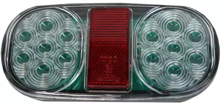 Led takavalo 12V 160x80x35 mm oikea - Autosähkötarvikkeet - 6430074696276 - 1