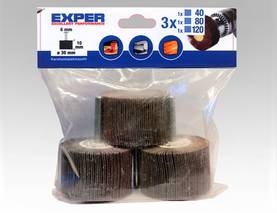 Liuskalaikkasetti 30 x 10 mm - Hiomatarvikkeet - 6438081002776 - 1