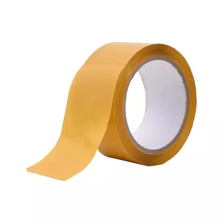Pakkausteippi 50 m x 50 mm x 0,06 mm Pro Vahva, keltainen teippi - Kiinnikkeet - 6438152022986 - 1