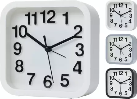 Herätyskello 13x5x13 cm - Kellot - 8719987779626 - 1