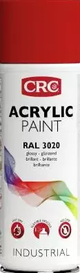 CRC Acrylic Paint RAL 3020 Traffic Red - Spraymaalit - 5412386069956 - 1