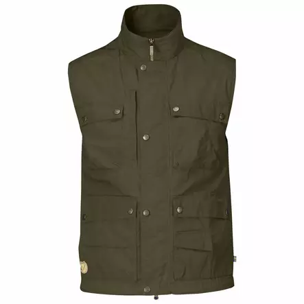 Fjällräven Reporter Lite Vest M Dark Olive - Retkeilyasusteet - 7392158799626 - 1