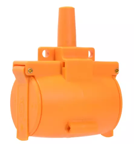 Jatkopistorasia 2-osainen IP44 Tynnyri - Rasiat ja pistokkeet - 6438152079256 - 1