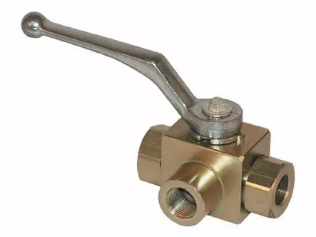 Palloventtiili 3-tie 3/8" BS - Hydrauliikka - KH3KSR06 - 1