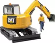 Bruder CAT minikaivuri hahmolla - Bruder työkonelelut - 4001702024666 - 4