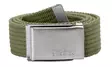 Fjällräven Canvas Belt Green - Retkeilyasusteet - 7392158951086 - 1