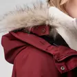 Fjällräven Nuuk Lite Parka W Bordeaux Red - Retkeilyasusteet - 7323450912666 - 4