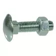 Lukkoruuvi M10 4.6 mutterilla - Pultit ja mutterit, metrinen kierre - 8716106616916 - 1