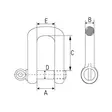 D-sakkeli turvasokalla 3/8" 1000 - Kiinnikkeet - 4250077151006 - 2
