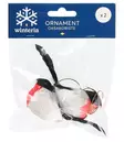 Oksakoriste Punatulkku 2 kpl - Joulukoristeet - 6410416490946 - 2