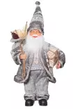 Joulupukki 43 cm harmaa - Joulukoristeet - 6410416570556 - 2