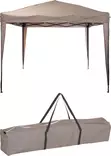 Puutarhakatos 3 x 3 m taupe - Puutarhakalusteet - 8720573975926 - 1